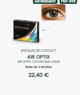 Air Optix Colors Bleu Azur