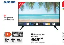 Conforama Téléviseur UHD connecté offre