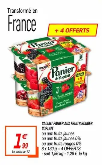 Netto Yaourt panier aux fruits rouges offre