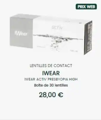 Iwear Activ Presbyopia High