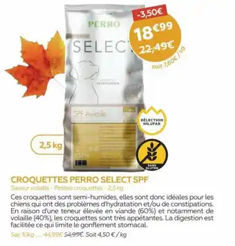 Croquettes Perro Select Spf