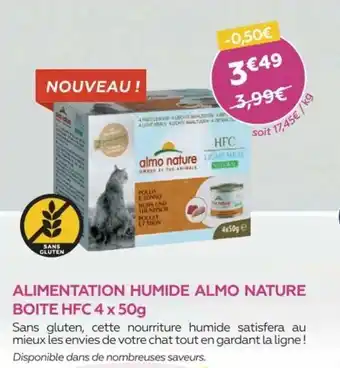 Alimentation Humide Almo Nature Boite HFC 4 x 50g