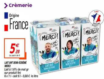 Netto Lait uht demi-écrémé offre