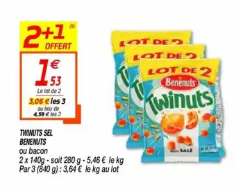 Netto Twinuts sel benenuts offre
