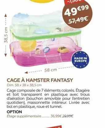 Cage à Hamster Fantasy