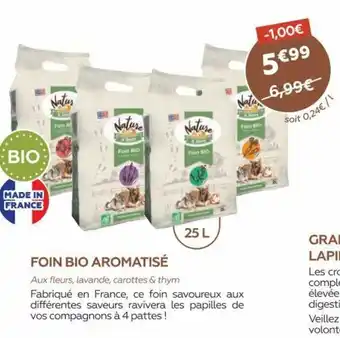 Foin Bio Aromatisé