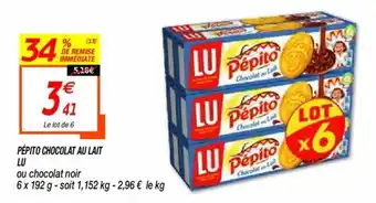 Netto Pépito chocolat au lait lu offre