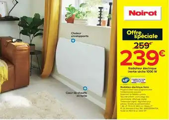 Castorama Radiateur électrique llona offre