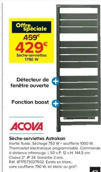 Castorama Sèche-Serviettes Astrakan offre