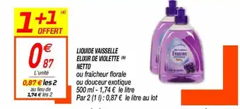 Netto Liquide vaisselle offre