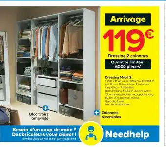 Castorama Dressing Mobil 2 offre