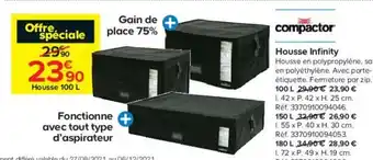 Castorama Housse 100L offre
