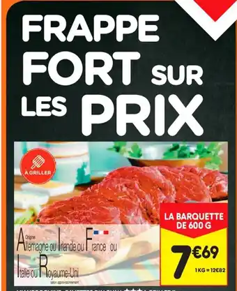 Leader Price Viande bovine offre