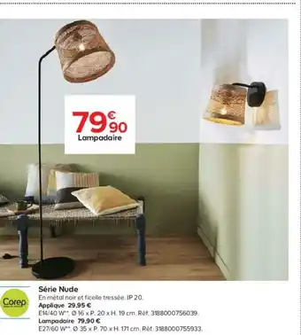 Castorama Lampadaire offre