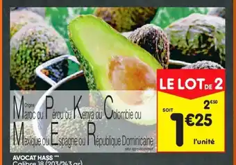Leader Price Avocat hass offre