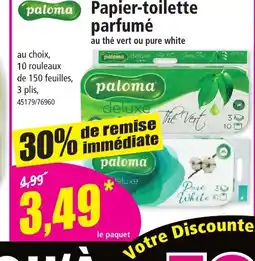 Norma Paloma Papier-toilette offre