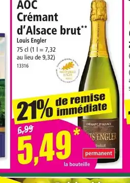 Norma AOC Crémant d'Alsace brut offre