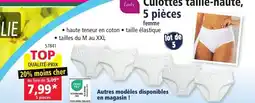 Norma Lady Culottes taille-haute, offre