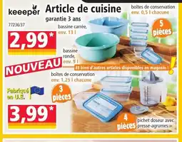 Norma Article de cuisine offre