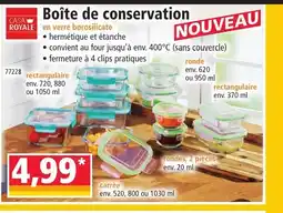 Norma Boîte de conservation offre