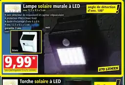 Norma Lampe solaire murale à LED offre