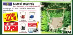 Norma Fauteuil suspendu offre