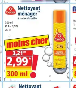 Norma Nettoyant ménager offre