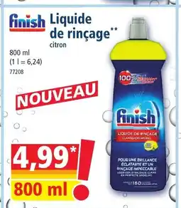 Norma finish Liquide de rinçage offre