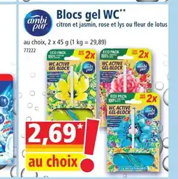 Norma Blocs gel WC offre