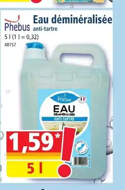 Norma Eau déminéralisée offre