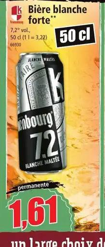 Norma Bière blanche forte offre