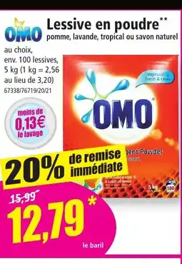 Norma Lessive en poudre offre