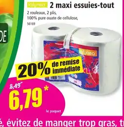 Norma lalynea 2 maxi essuies-tout offre