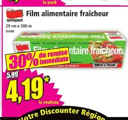 Norma Film alimentaire fraîcheur offre