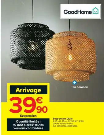 Castorama Suspension Clure offre