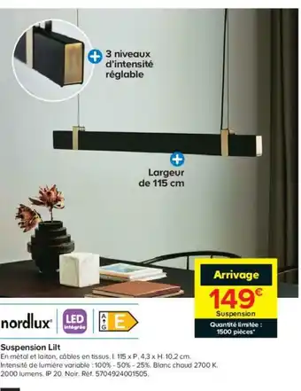 Castorama Suspension Liit offre