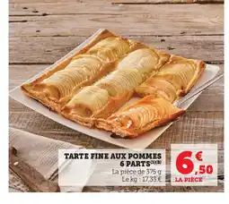 Super U TARTE FINE AUX POMMES offre