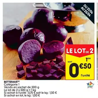 Leader Price Betterave offre