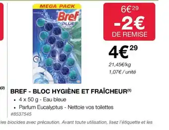 Costco Bref bloc hygiene et fraicheur offre