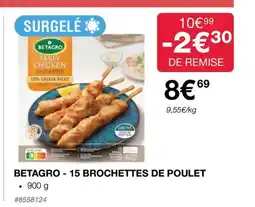 Costco BETAGRO-15 BROCHETTES DE POULET offre