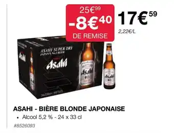 Costco ASAHI - BIÈRE BLONDE JAPONAISE offre