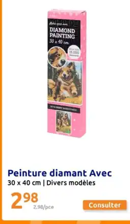 Action Peinture diamant Avec offre