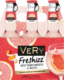 VERY FRESHIZZ Boisson gazéifiée aromatisée à base de vin