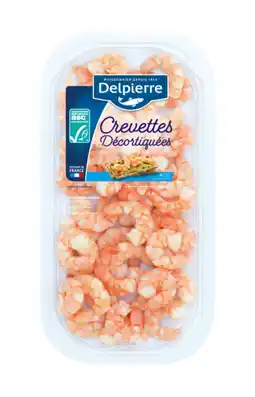 Carrefour Market Crevettes décortiquées natures ASC DELPIERRE offre