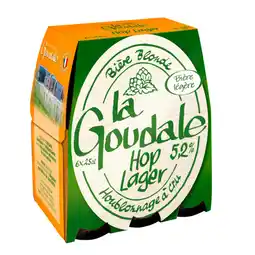 Carrefour LA GOUDALE Bière Blonde légère offre