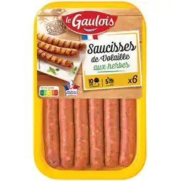 Carrefour LE GAULOIS Saucisses de volaille offre