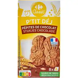 Carrefour CARREFOUR CLASSIC' Biscuits P'tit Déj offre