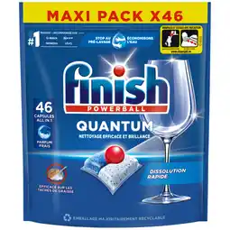 Carrefour FINISH Capsules Lave-Vaisselle Maxi Pack offre