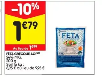 Leader Price Féta grècque aop offre