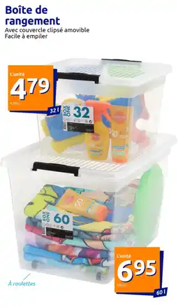 Action Boîte de rangement offre